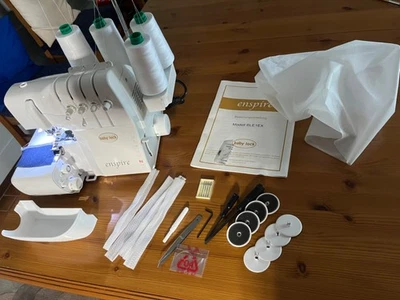 Overlock Baby Lock Enspire Nähmaschine - weiß -wie neu-kaum gebraucht - Bild 1 von 4