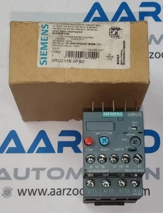 SIEMENS SIRIUS 3RU2116-0FB0 THERMAL OVERLOAD RELAY 0.35-0.5 A | 3RU2116 0FB0 NEW - Picture 1 of 7