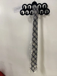 J Ferrari Men's  Blue, Gray, & White Polyester Tie 58” New In Package - Picture 1 of 4