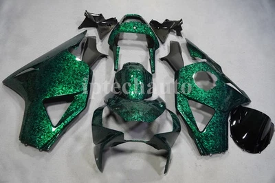Kit de carrocería de carenados de fibra de carbono forjados verdes para Honda CBR954RR 2002 2003 EE. UU. Foto 1 de 3