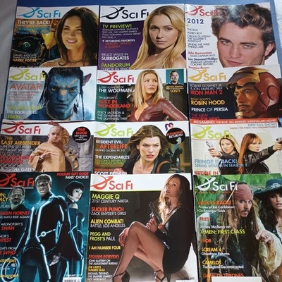 SCI-FI Magazine 12 Issue Lot Various Dates - Image 1 of 4