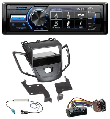 JVC Bluetooth MP3 USB DAB Autoradio für Ford Fiesta 10-17 JA8 ohne Display schwa - Bild 1 von 4