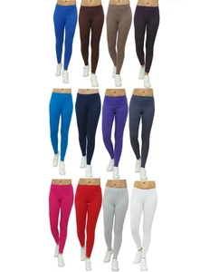 Thermo Leggings Hose lang Baumwolle Fleece innen warm Damen Herren Diverse - Picture 1 of 15