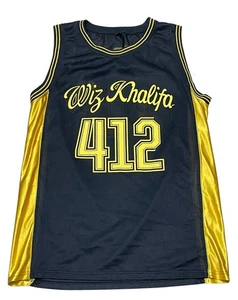 Wiz Khalifa 412 Taylor Gang Basketball Jersey XL Tank Top Rap Hip Hop - Picture 1 of 11