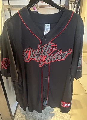 Camiseta deportiva de béisbol 2025 WDW Disney Star Wars Darth Vader #77 XL NUEVA CON ETIQUETAS Foto 1 de 4