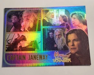2001 Captain Janeway Star Trek Women of Voyager Card #4 Holofex Vintage TV Show - Picture 1 of 3