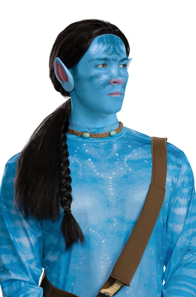 Peruca Avatar Jake Sully Reef Look Deluxe Adulto - Imagem 1 de 1