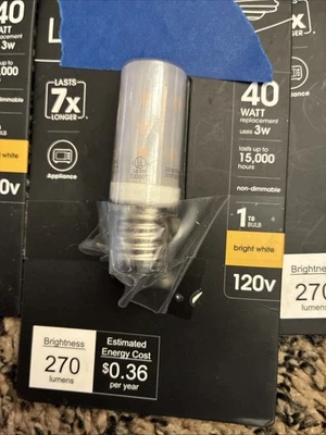 Feit Electric LED 3W E17 Intermediate Base T8 Bulb 40W Replacement Bright White - Image 1 of 3