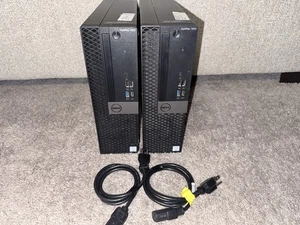 Dell OptiPlex 7050 SFF i5-6500 3.2GHz 8GB RAM 256 SSD Win 10 Pro LOT OF 2 - Picture 1 of 7