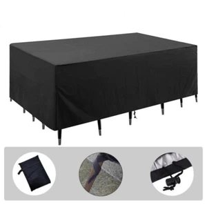 10 Seater Waterproof Furniture Cover Outdoor Garden Patio Sofa Table Protector - Picture 1 of 8