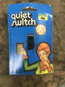 Interruptor silencioso Leviton de un solo polo 15A vintage nuevo en paquete, ¡hecho en Estados Unidos! - Imagen 1 de 3