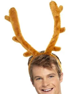 Stag/Bucks Night Horns Christmas Xmas Reindeer Fancy Dress Costume Accessory - Picture 1 of 1