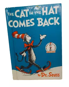 The Cat In The Hat Comes Back Dr Seuss Hardcover 1958 early printing no barcode - Picture 1 of 7