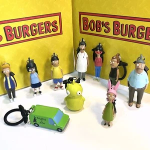 The Bob`s Burgers Película 4-7CM Figura Auténtico Arte Ornamento Mochila Llavero - Imagen 1 de 37