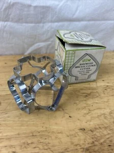 Vintage Cookie Biscuit Cutter 6 In 1 Metal Pastry Kitchenalia - Picture 1 of 16