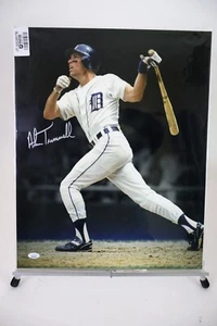 Alan Trammel Detroit Tigers Autographed 16x20 Photo JSA COA - Picture 1 of 2