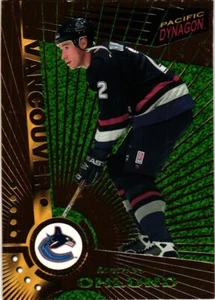 1997 Pacific Dynagon Rookie RC Mattias Ohlund #NNO Vancouver Canucks NrMt - Picture 1 of 2