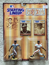 1989 Baseball Greats WILLIE MAYS & WILLIE McCovey Starting Lineup w/Cards