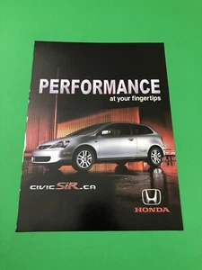2002 2003 HONDA CIVIC SIR VINTAGE ORIGINAL PRINT AD ADVERTISEMENT PRINTED - Picture 1 of 1