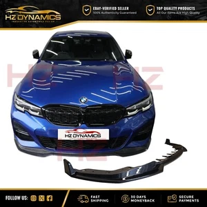 DIVISOR ALERÓN DELANTERO NEGRO BRILLANTE MP LOOK BMW G20 G21 SERIE 3 2018-21 - Imagen 1 de 12