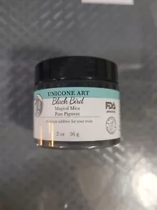 Black Bird Mica Powder Pigment 2Oz (56g) Multipurpose DIY Cosmetic Grade #24 - Picture 1 of 3