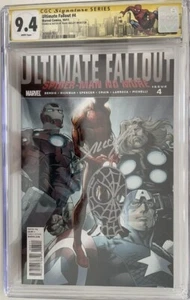 Ultimate Fallout Spider-Man 4 CGC 9.4 SS Mark Bagley Remarque First Print - Picture 1 of 5