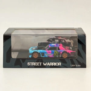 Street Weapon 1/64 Ford 1965 Mustang Hoonicorn RTR Los Angeles Monster Diecast - Picture 1 of 6