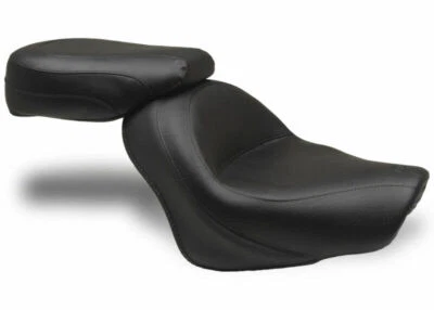 Asiento de motocicleta Mustang para 07-15 VT750C2, 10-20 Phantom negro ancho touring 2 piezas Foto 1 de 3