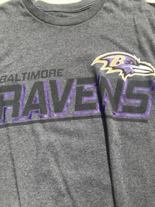 Official Majestic Baltimore Ravens NFL Graphic T-Shirt Large L T Shirt grau - Bild 1 von 5