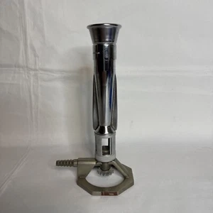 Humbodlt Laboratory Bunsen Burner With Adjustable Air Vents PN 6200.1 Nickel - Picture 1 of 8