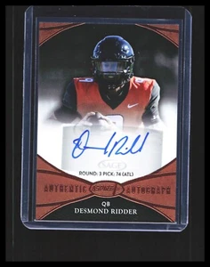 2022 Derion Kendrick Desmond Ridder Error Card Auto SAGE Orange #ASP-DK Raiders - Picture 1 of 3
