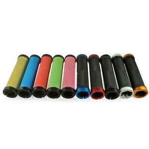 MTB Mountain Bike Grips Bicycle Handle Bar Double Lock On BMX Cycle Grip x2 - Picture 1 of 12