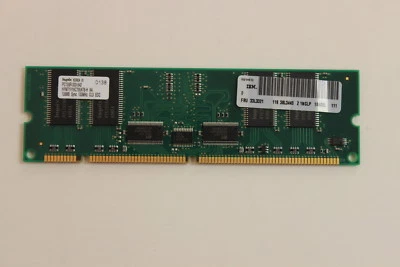 IBM 33L3321 38L3440 128MB 168 PIN DIMM PC133R HYNIX HYM71V16C735AT8-H AA - Image 1 of 2