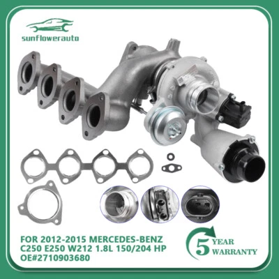 Turbo For Mercedes-Benz 2009-2024 SLK250 C250 E250 2015-2019 Infiniti QX30 Q30 Foto 1 de 4