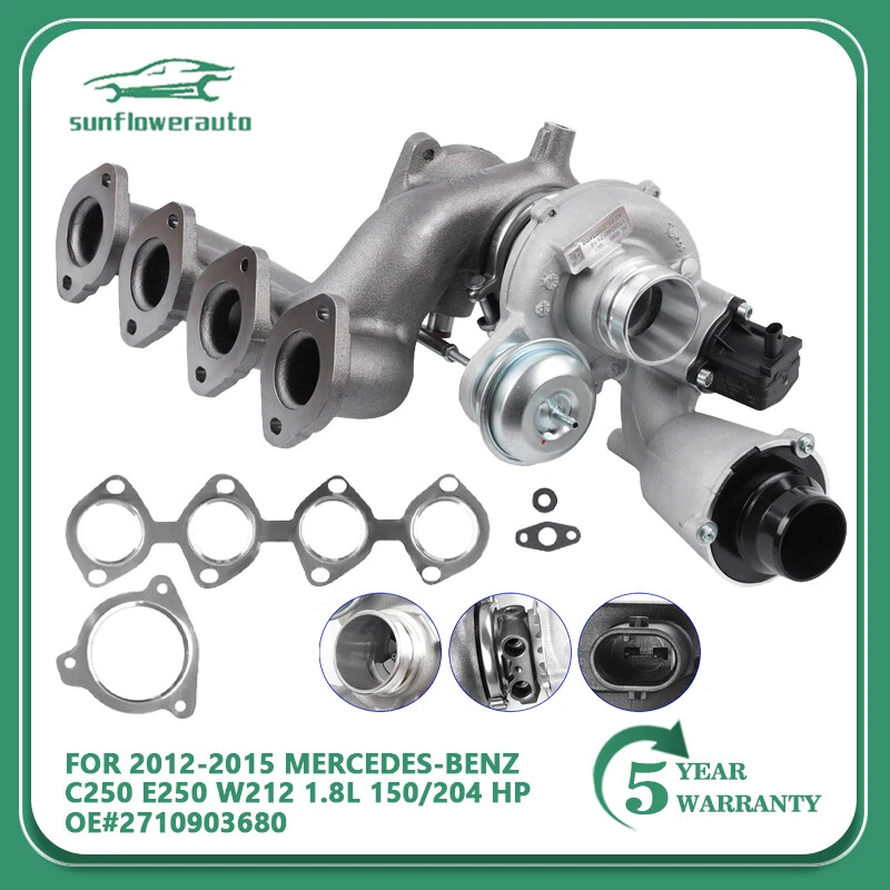 Turbo For Mercedes-Benz 2009-2024 SLK250 C250 E250 2015-2019 Infiniti QX30 Q30 Foto 1 de 4