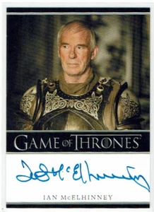 Game of Thrones Season 1 Autograph Auto Card Ian McElhinney as Barristan Selmy - Picture 1 of 1