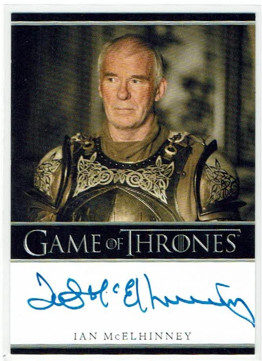 Game of Thrones Season 1 Autograph Auto Card Ian McElhinney as Barristan Selmy - Image 1 of 1