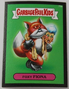 "GARBAGE PAIL KIDS 2014 Serie 2 ""Schwarze LEINWAND"" # 75b ""Foxy Fiona" - Bild 1 von 4