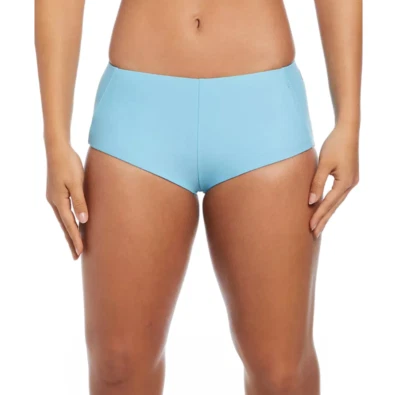 Parte inferior de bikini Nike para mujer XL Hydralock Cheeky Kickshort en azul acuario Foto 1 de 4
