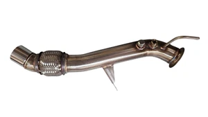 DOWNPIPE INOX BMW E87 118d 120d E90 E91 318d 320d M47N2 122PS 163PS EURO 3 4 - Foto 1 di 2