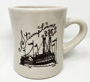 STUMPTOWN Roasters Restaurant Diner Heavy Mug ❤️ PADDLE STEAMER BOAT / STEAMBOAT - Picture 1 of 4