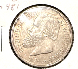Brasile 1876 1000 Riso KM 481 XF - Foto 1 di 2