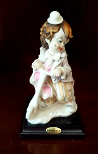 VINTAGE 1987 GIUSEPPE ARMANI "LITTLE CLOWN ON A SCOOTER" FIGURINE # 0377P - Picture 1 of 9