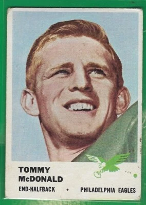 1961 Fleer #51 Tommy McDonald (HOF) (VG-VGEX) Philadelphia Eagles - Image 1 of 2