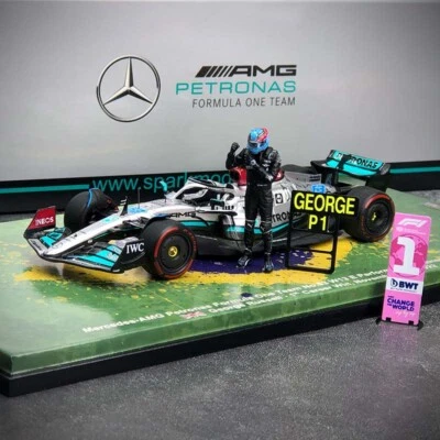 Spark 1:43 Mercedes-AMG F1 No.63 W13 Brazilian GP 2022 Winner George Russell - Bild 1 von 4