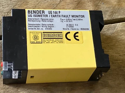 Bender UG 144 P Isometer Earth Fault Monitor B9163262 incl. VAT - Image 1 of 4