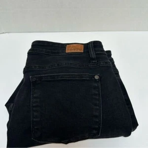 Judy Blue Juliana Black Mid-Rise Skinny Leopard Patch Jeans 13/31 Style #82168 - Picture 1 of 5