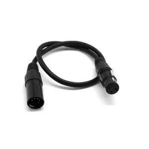 0.5M 5 Pin XLR Male Connector For 3 Pin DMX Female Connector - Picture 1 of 6