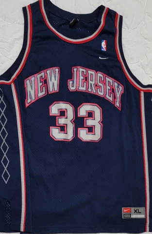 Vintage NBA Nike New Jersey Nets Stephon Marbury #33 Mens XL Cover