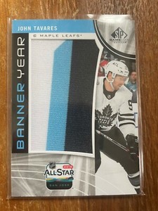 John Tavares - 2019/20 Upper Deck SP Game Used Banner Year Islanders Maple Leafs